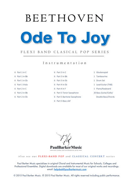 Ode To Joy (Flexible Instrumentation) image number null