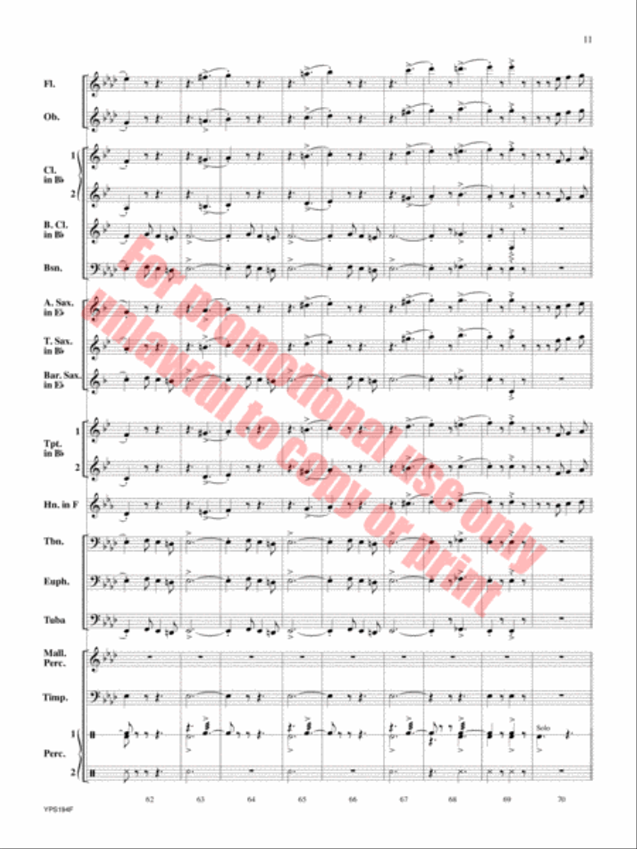 Power Power Concert Band scores gallery preview page 12