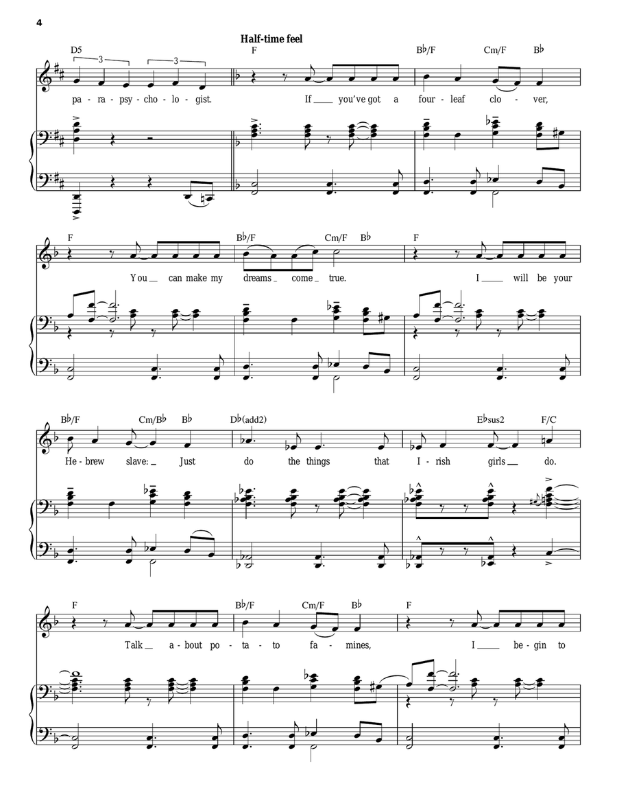 I Could Be In Love With Someone Like You (from Wearing Someone Else's Clothes) Piano, Vocal scores gallery preview page 4