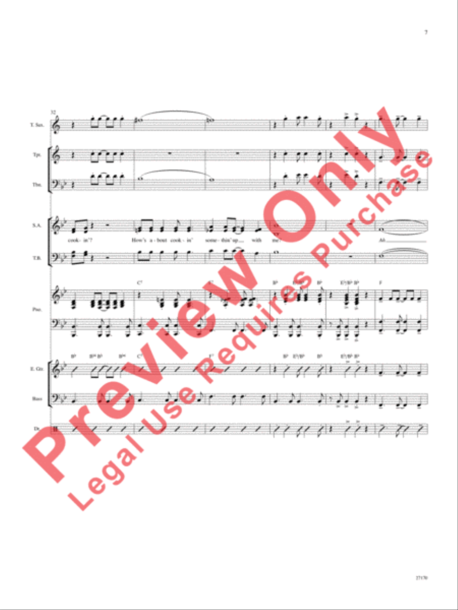 Hey, Good Lookin' Choir scores gallery preview page 8