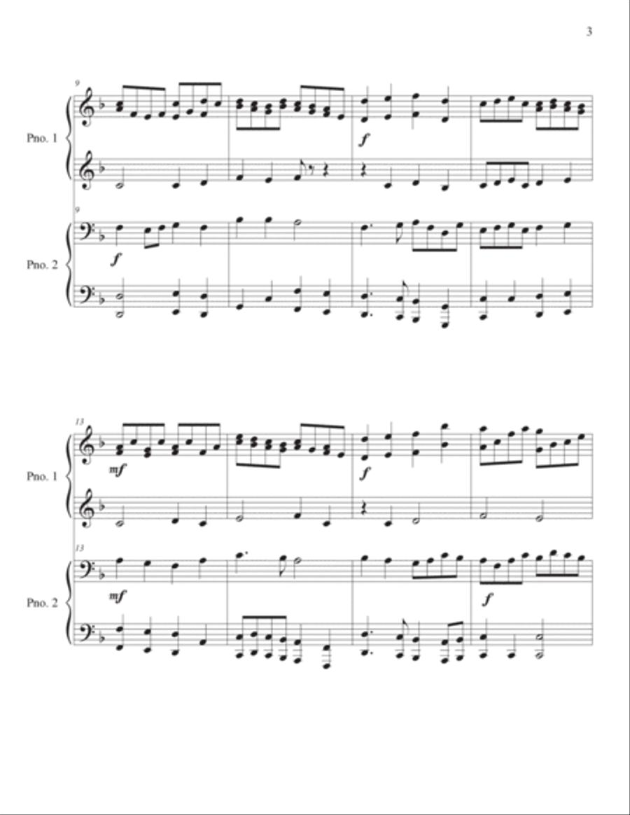 For the Beauty of the Earth Advanced Piano Duet For the Beauty of the Earth Advanced Piano Duet 1 Piano, 4-Hands scores gallery preview page 3