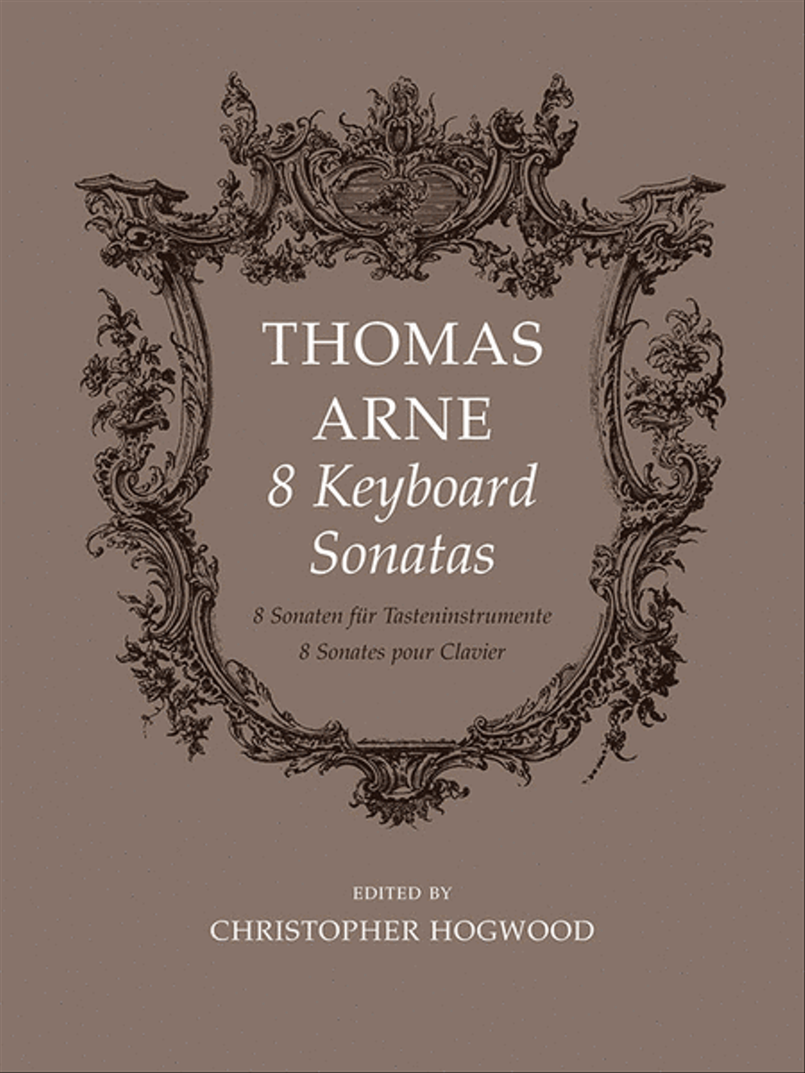 8 Keyboard Sonatas by Thomas Augustine Arne Piano Solo - Sheet Music