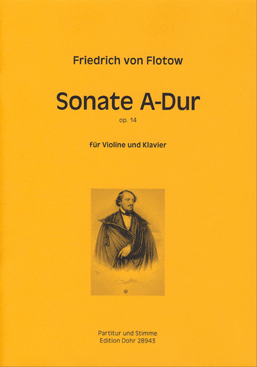 Sonate für Violine und Klavier A-Dur op. 14 Violin Solo scores gallery preview page 1