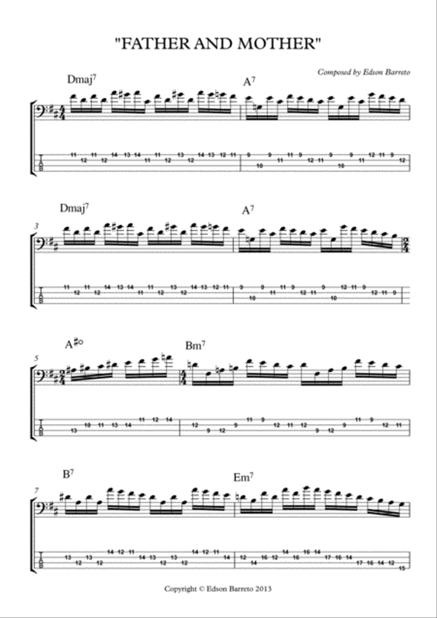FATHER AND MOTHER FATHER AND MOTHER Bass Guitar scores gallery preview page 2