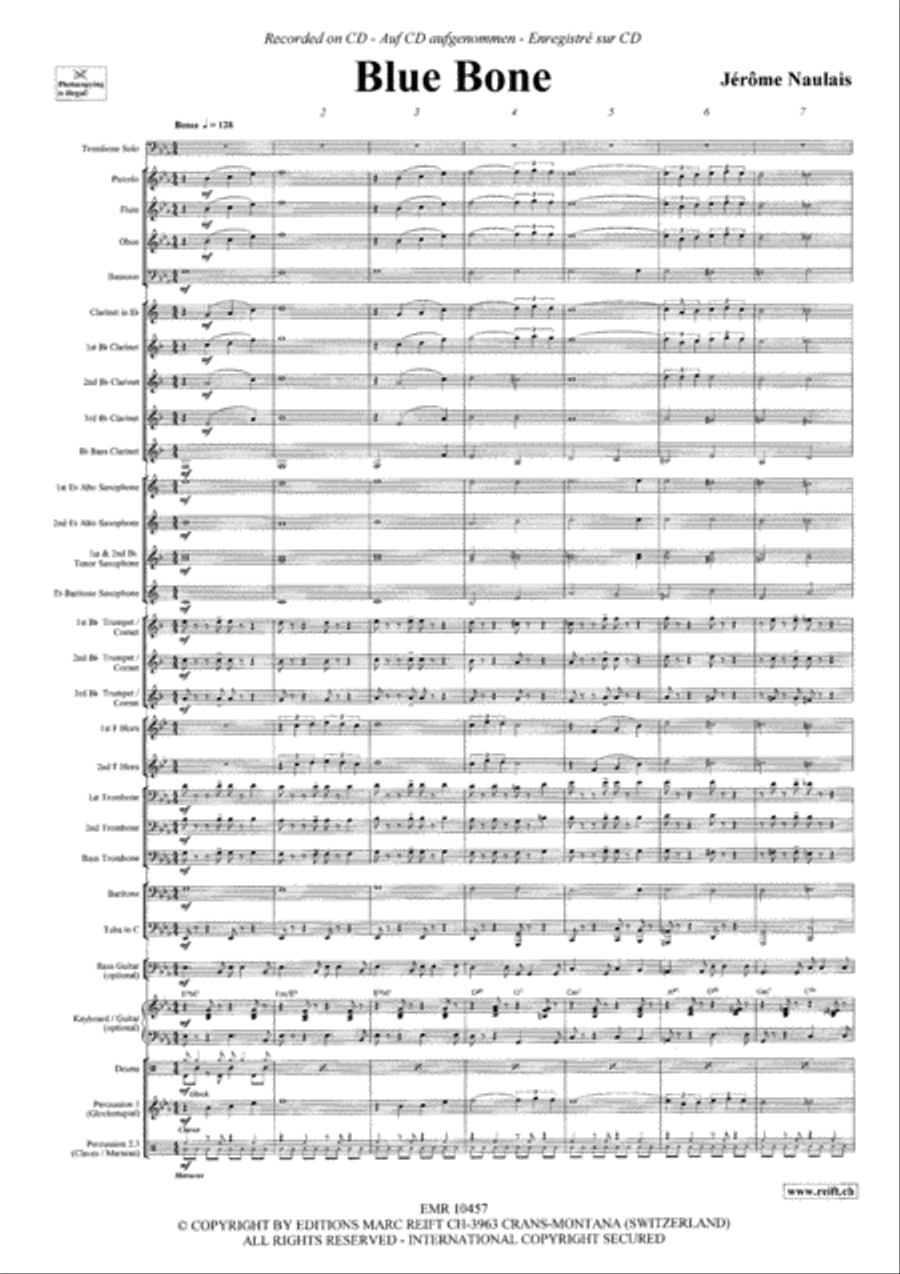 Blue Bone Blue Bone Concert Band scores gallery preview page 4