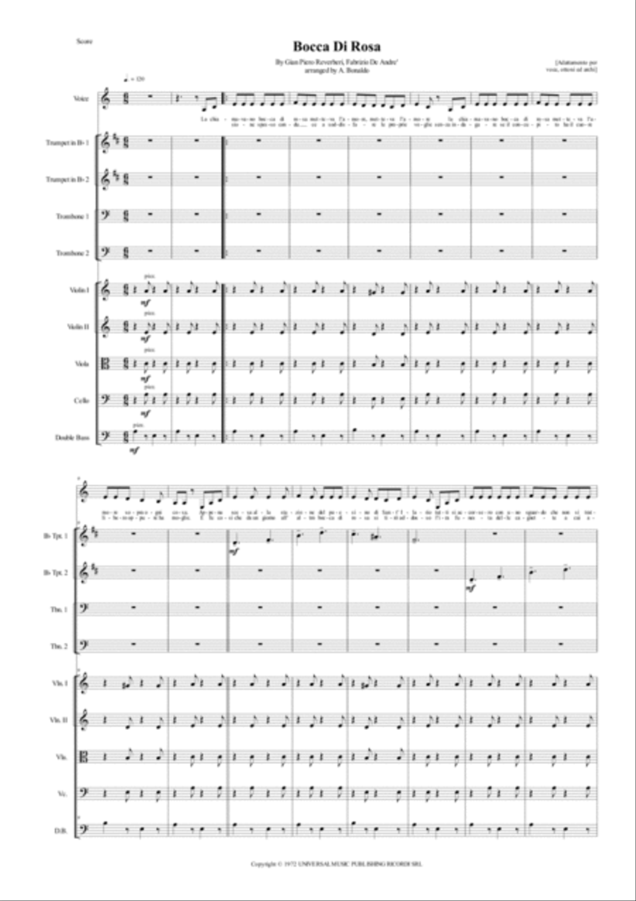Bocca Di Rosa Large Ensemble scores gallery preview page 2