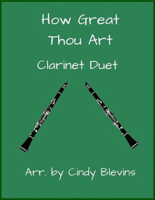 How Great Thou Art, for Clarinet Duet