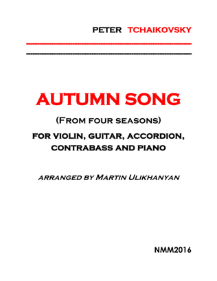 P. Tchaikovsky - Autumn Song