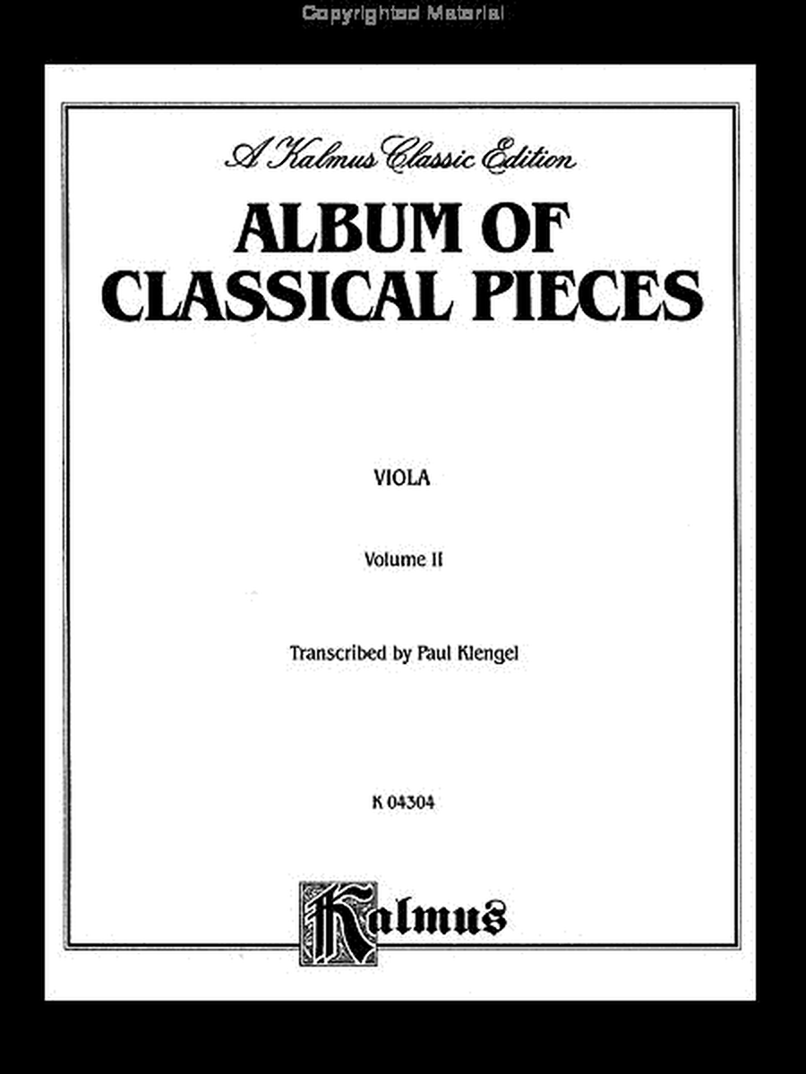 Album of Classical Pieces, Volume 2
