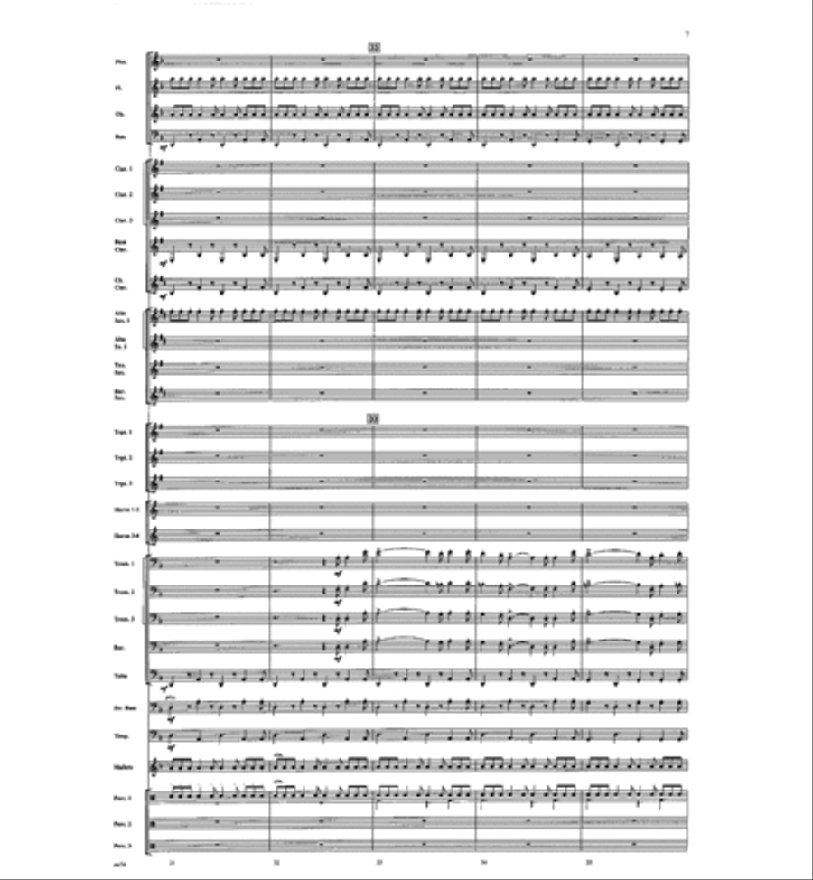 American Folk Fantasia American Folk Fantasia Concert Band scores gallery preview page 8