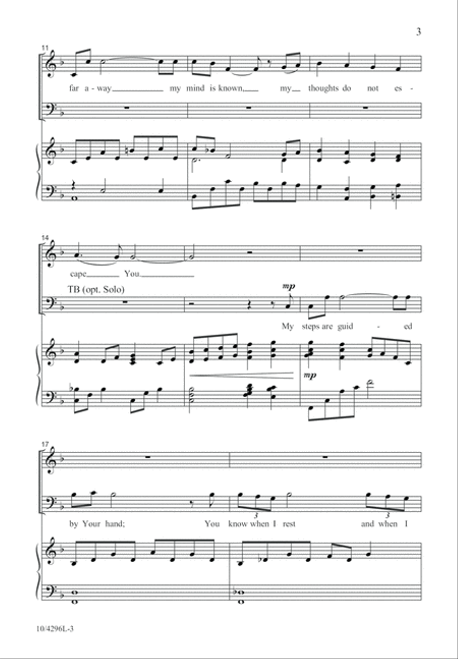 Praise Your Holy Name 4-Part scores gallery preview page 3