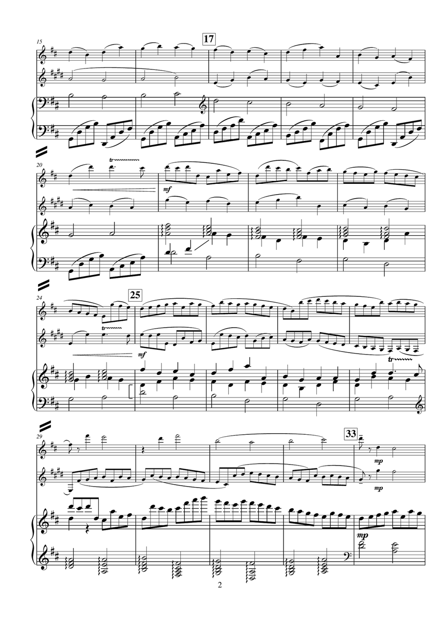 Canon in D (Long Version) for Flute, Clarinet, and Piano image number null