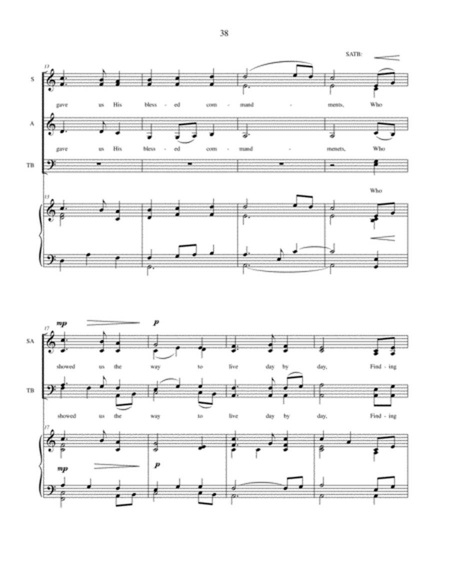 Exemplar, Savior, Defender - sacred SATB choir with piano accompaniment image number null