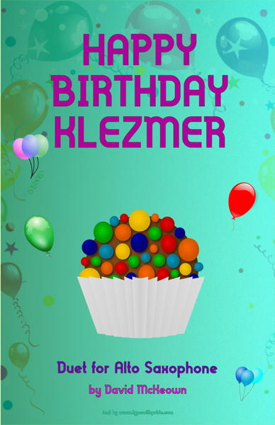 Happy Birthday Klezmer for Alto Saxophone Duet