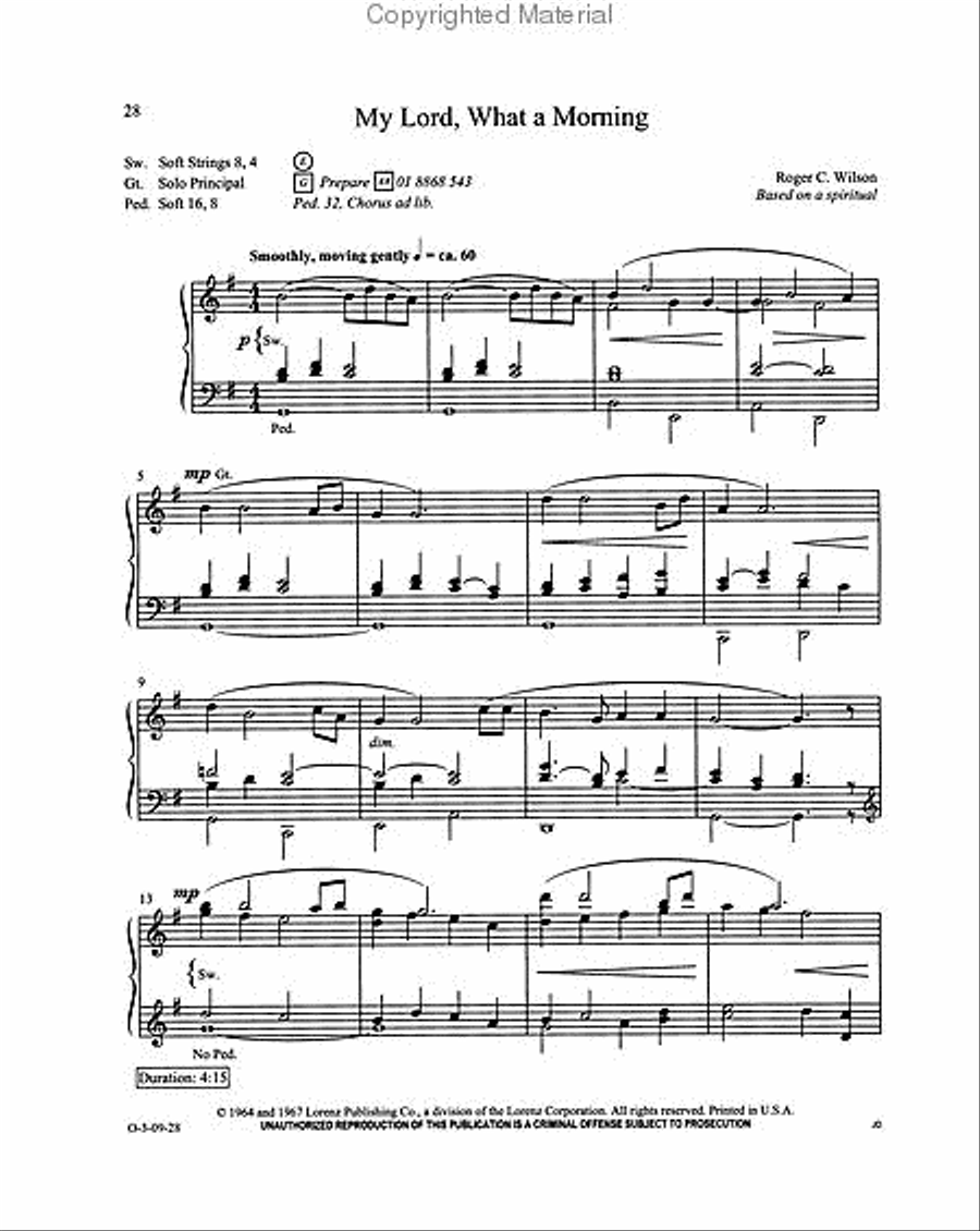 Easy Organ Library, Vol. 47 Organ Solo scores gallery preview page 3