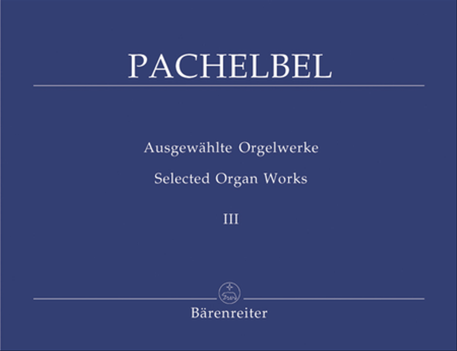 Ausgewahlte Orgelwerke, Band 3 Organ scores gallery preview page 1