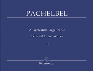 Book cover for Ausgewahlte Orgelwerke, Band 3