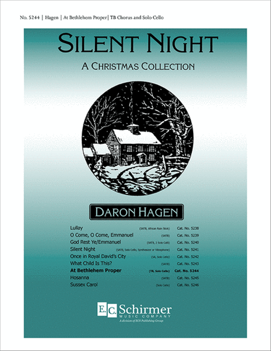 Silent Night-A Christmas Collection: At Bethlehem Proper TB scores gallery preview page 1