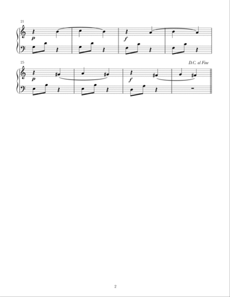 Space Cadet Easy Piano scores gallery preview page 4