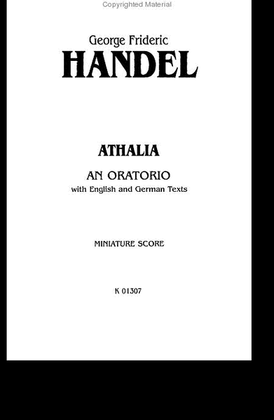 Athaliah (1733)