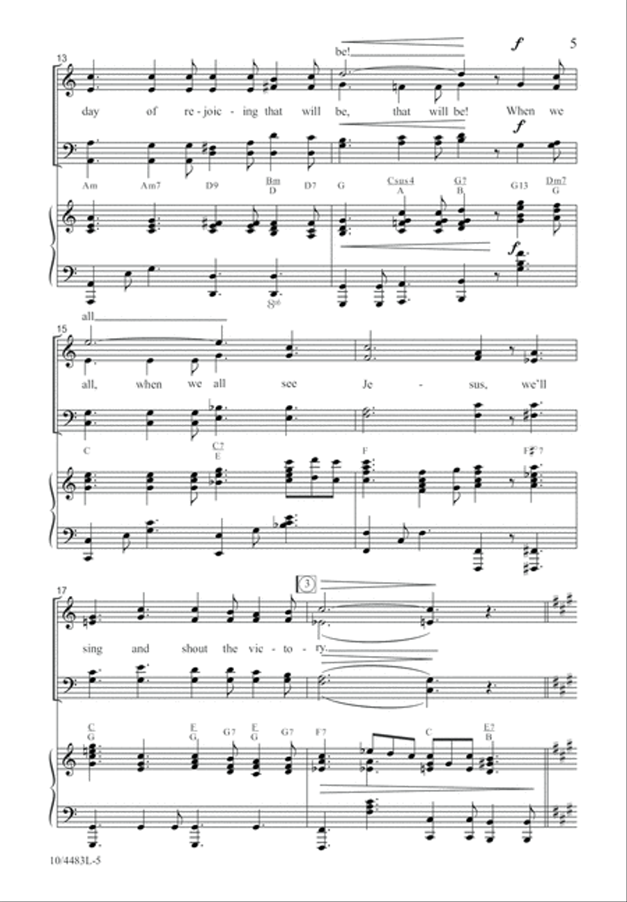 When We All Get to Heaven 4-Part scores gallery preview page 5