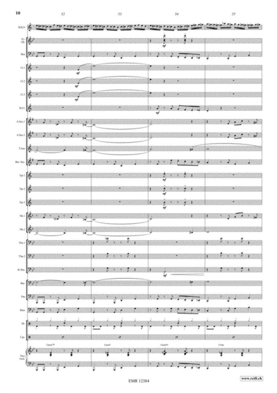 Swingair Bumble Bee Concert Band scores gallery preview page 11