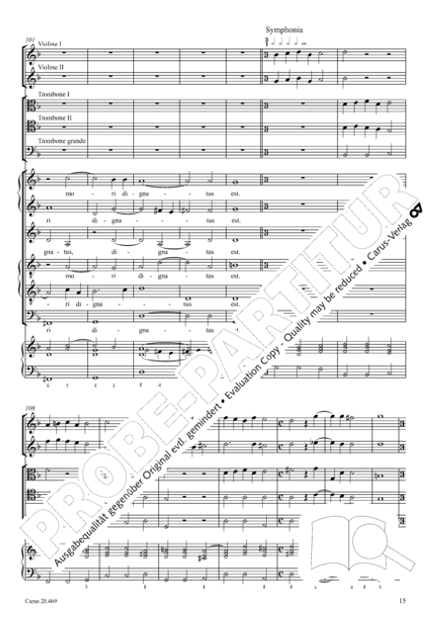 Surrexit pastor bonus (The shepherd blest is risen) 4-Part scores gallery preview page 16