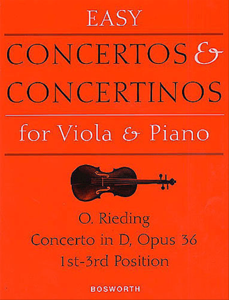 Concertino in D Op. 36 Piano Accompaniment scores gallery preview page 1