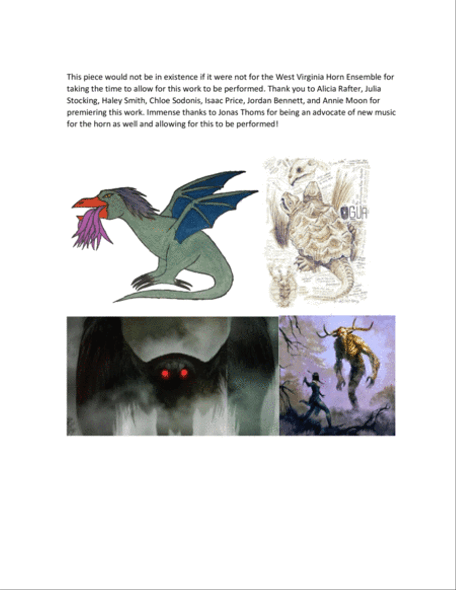 The Creature Symphony Brass Ensemble scores gallery preview page 3