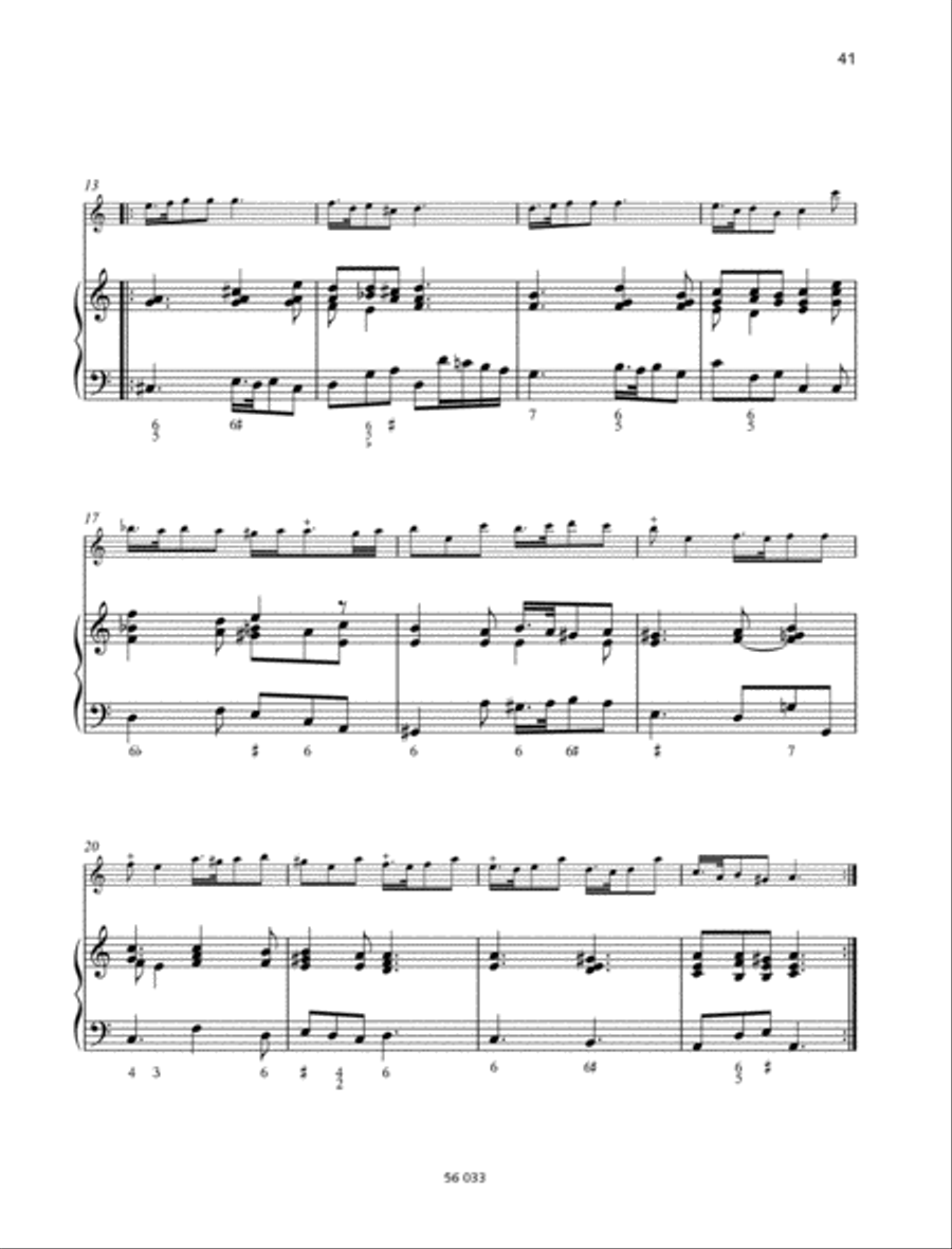 Sonata C major, Op. 3 No. 1 Alto Recorder scores gallery preview page 6