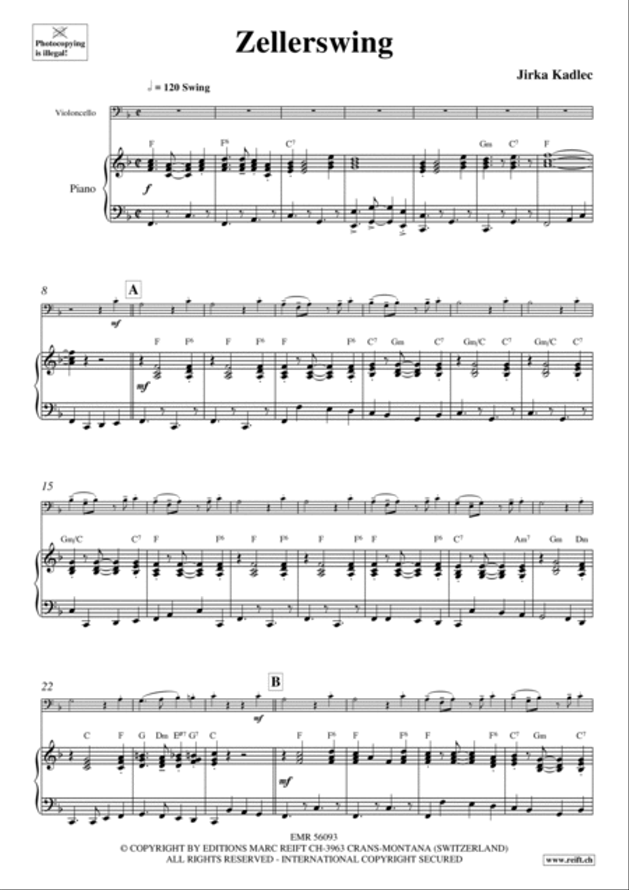 Zellerswing Zellerswing Piano Accompaniment scores gallery preview page 4