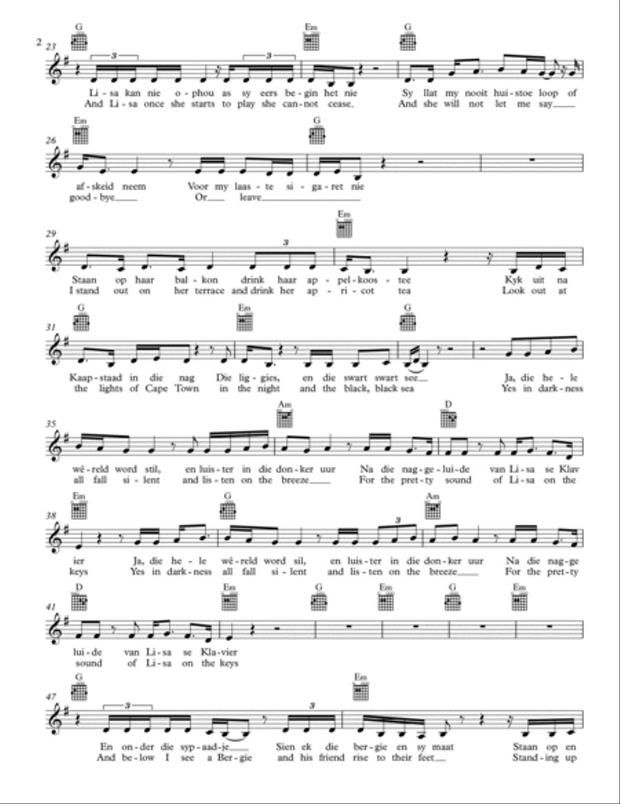 Lisa Se Klavier Lisa Se Klavier Piano scores gallery preview page 2
