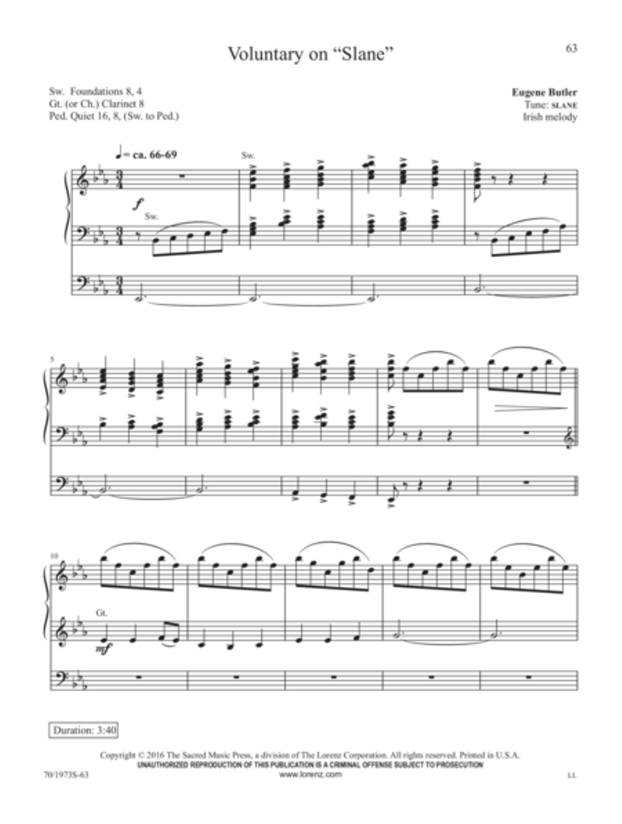 A Eugene Butler Organ Treasury Organ Solo scores gallery preview page 15