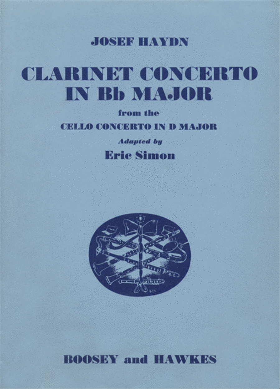 Clarinet Concerto in Bb Major Clarinet Solo scores gallery preview page 1