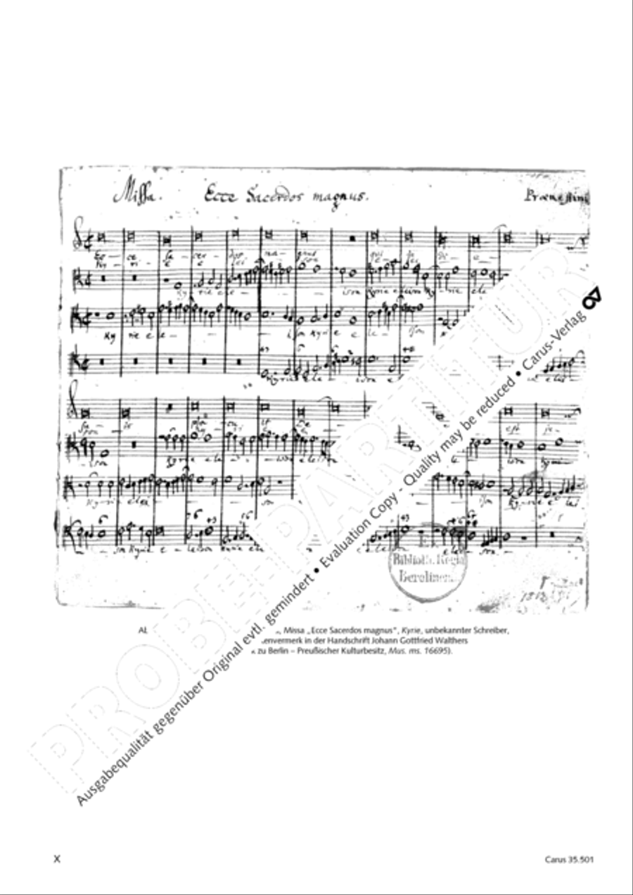 Palestrina: Masses and individual movements Score scores gallery preview page 11