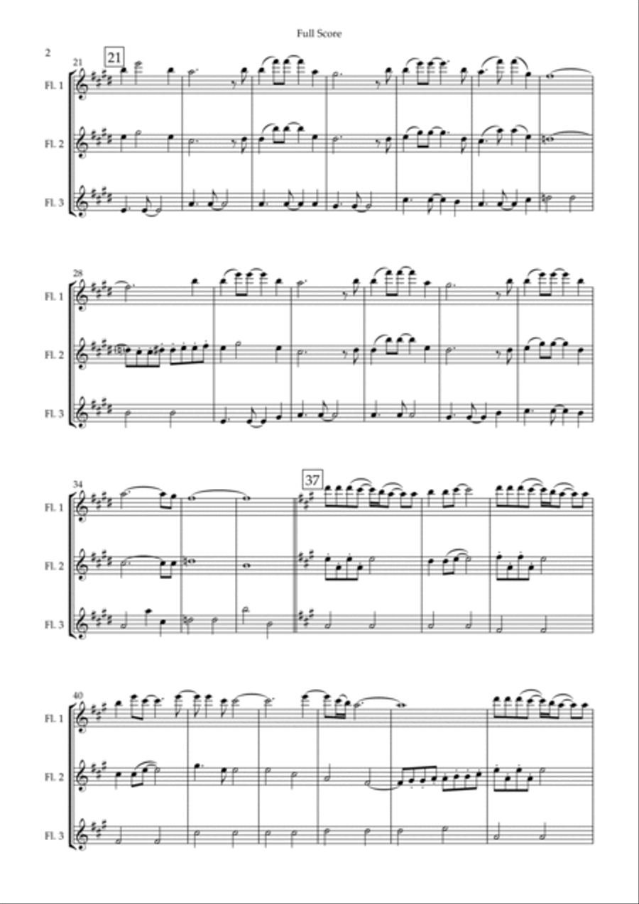 You'll Be In My Heart Woodwind Trio scores gallery preview page 2