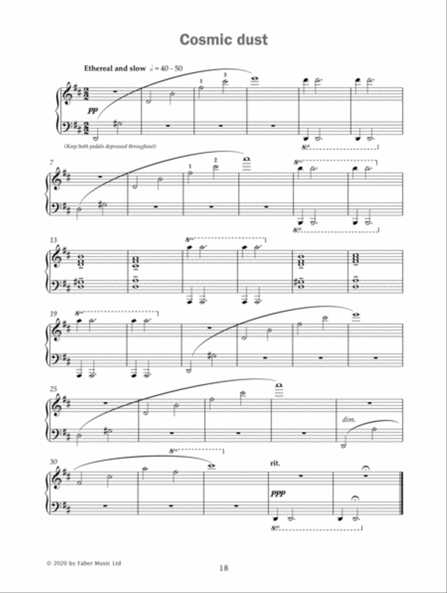 Improve Your Sight-Reading! A Piece a Week -- Piano, Level 6 Piano Method scores gallery preview page 3