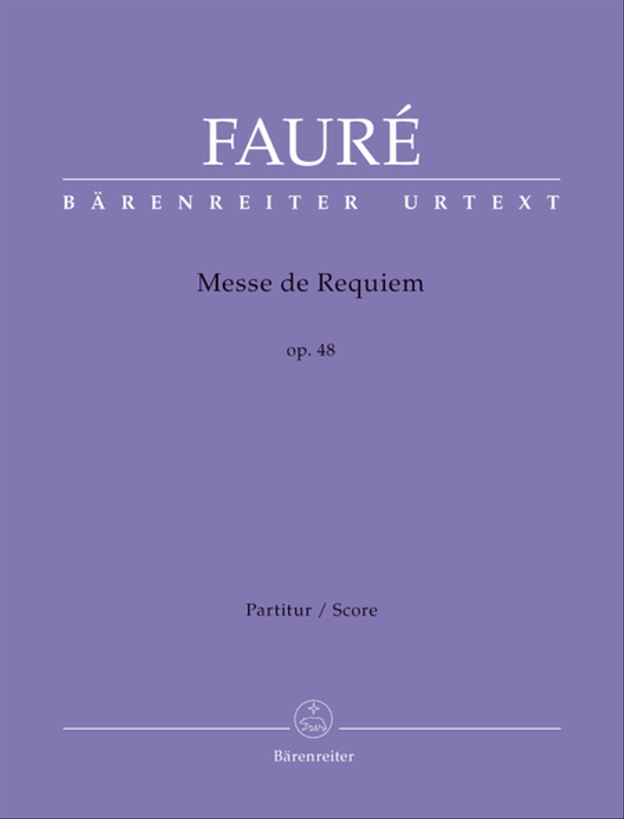 Requiem, Op. 48 4-Part scores gallery preview page 1