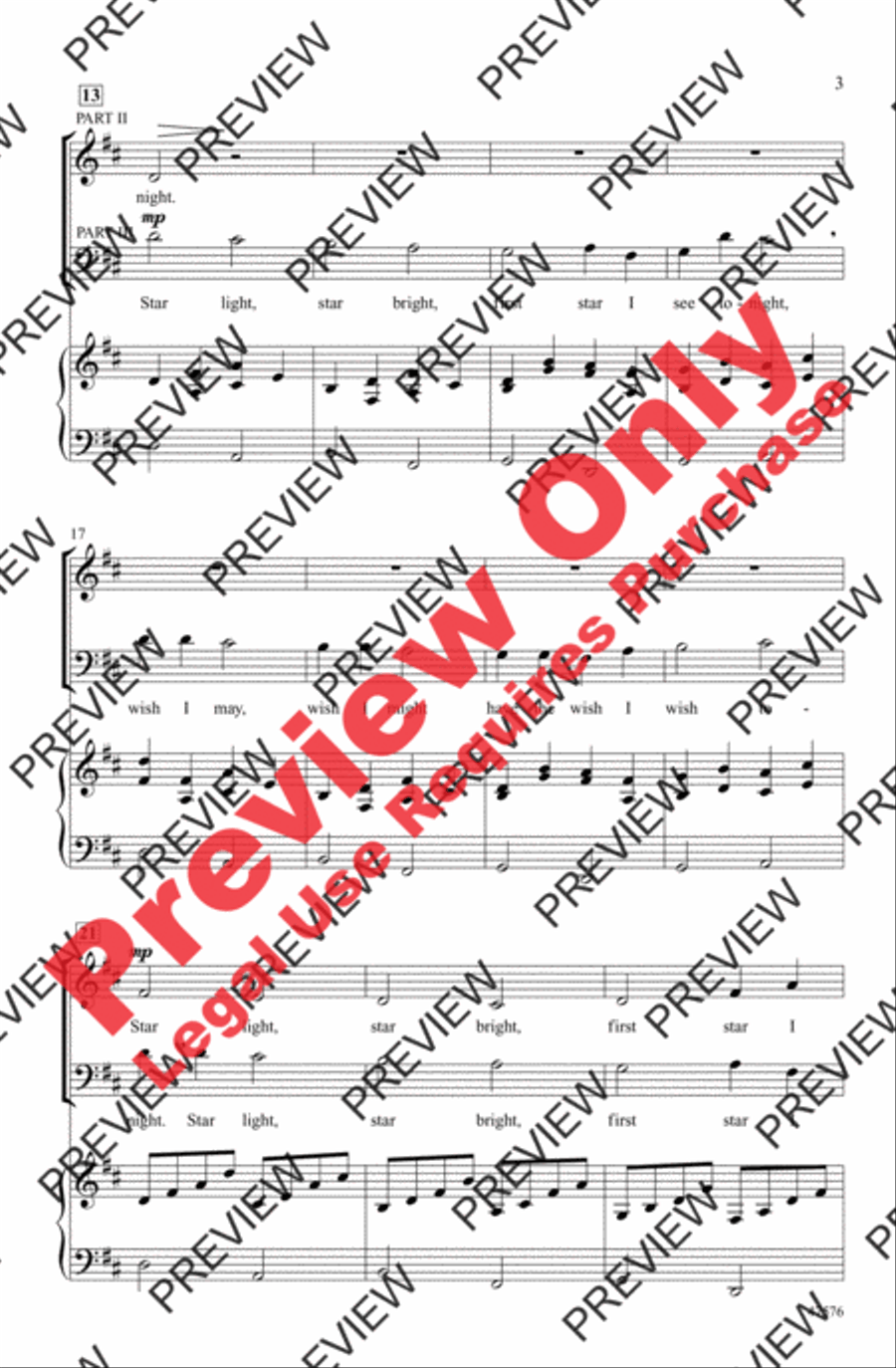 Star Canon 3-Part scores gallery preview page 3