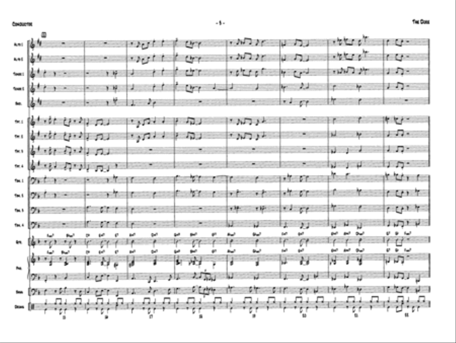 The Duke: Score The Duke: Score Jazz Ensemble scores gallery preview page 5
