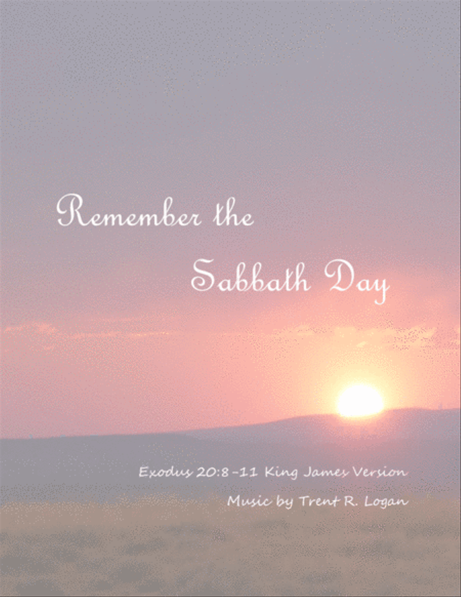 Remember the Sabbath Day Remember the Sabbath Day Piano, Vocal, Guitar scores gallery preview page 1