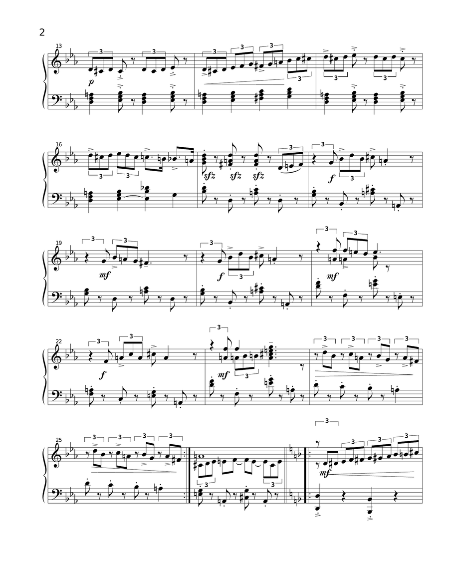 Ezekiel's Rag Piano Solo scores gallery preview page 2