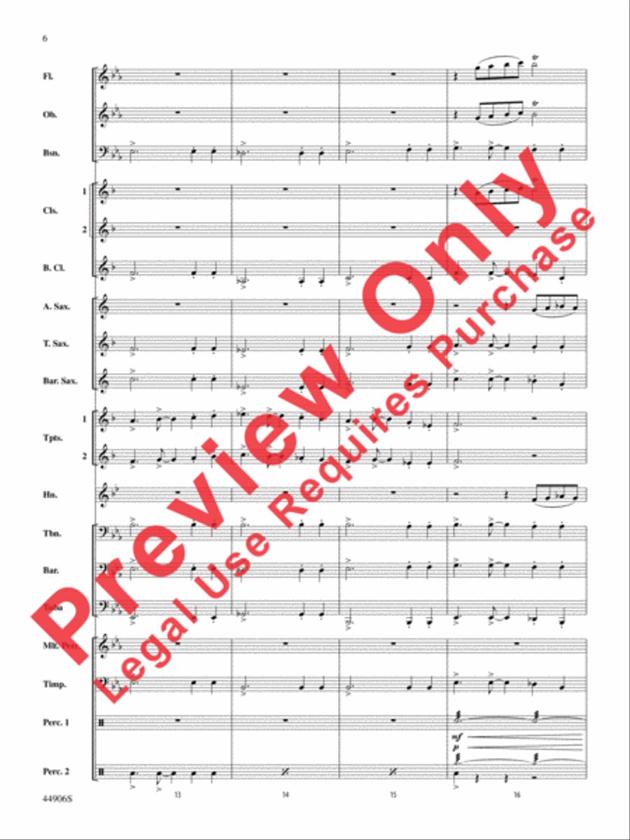 Pentagram Pentagram Concert Band scores gallery preview page 6