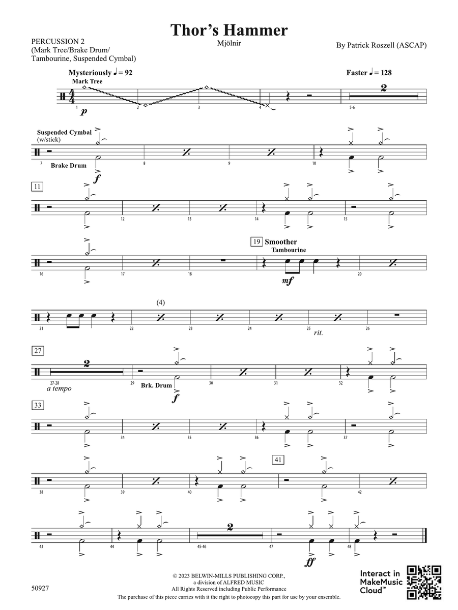 Thor's Hammer: 2nd Percussion