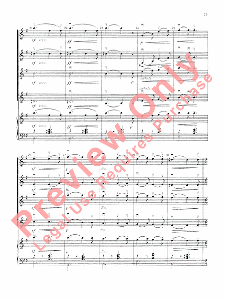 Highland/Etling Violin Quartet Series: Book 3 Small Ensemble scores gallery preview page 24