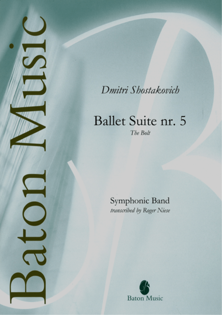 Ballet Suite No. 5 Concert Band scores gallery preview page 1