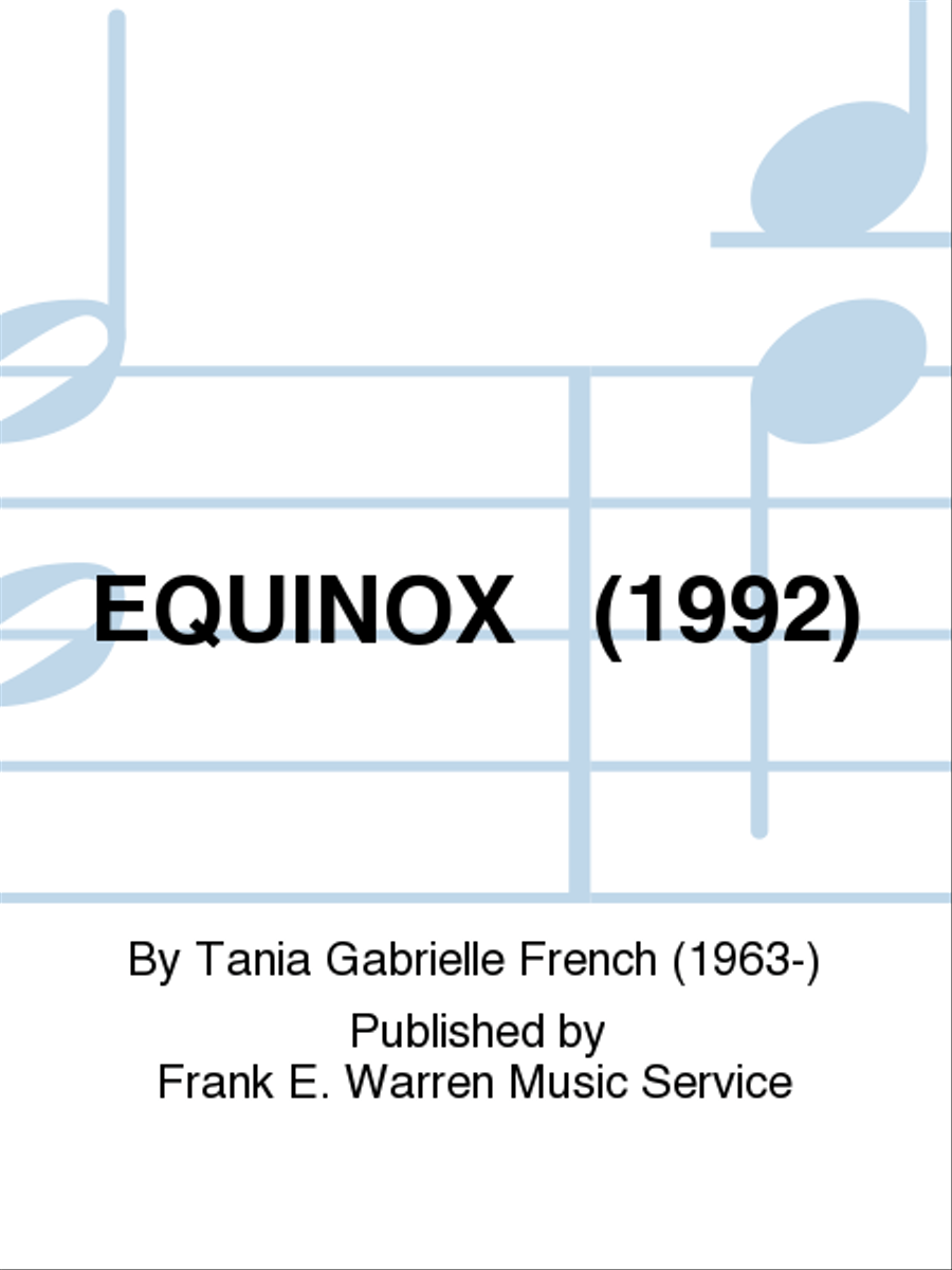 Equinox (1992) Equinox (1992) String Quartet scores gallery preview page 1
