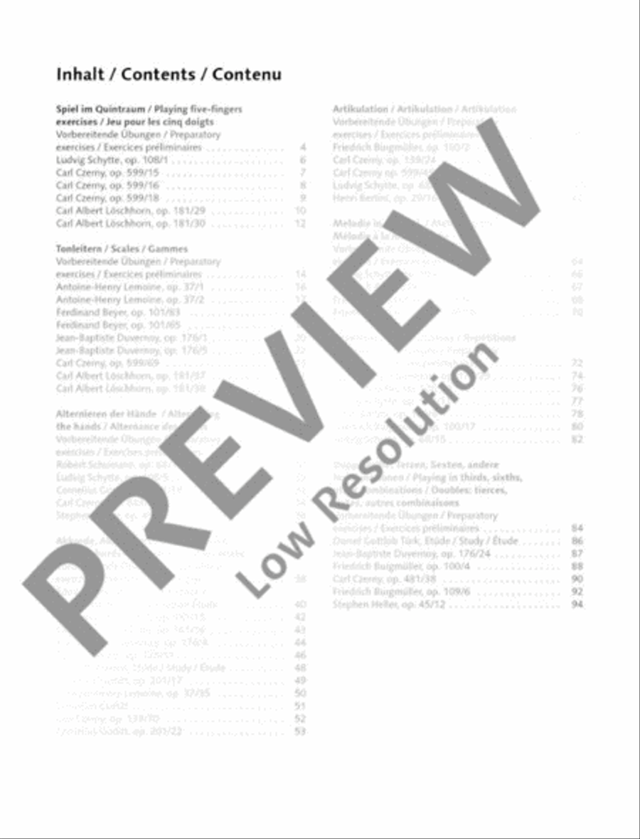 The Great Book of Studies Piano Method scores gallery preview page 4