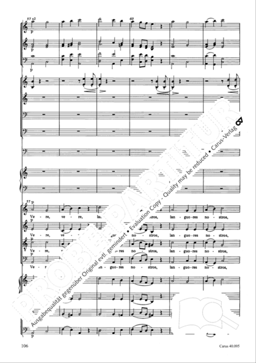 The Seven Words (Die Sieben Worte) 4-Part scores gallery preview page 121