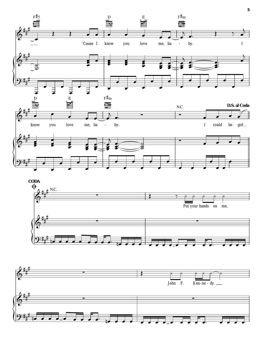 Government Hooker Government Hooker Piano, Vocal, Guitar scores gallery preview page 5